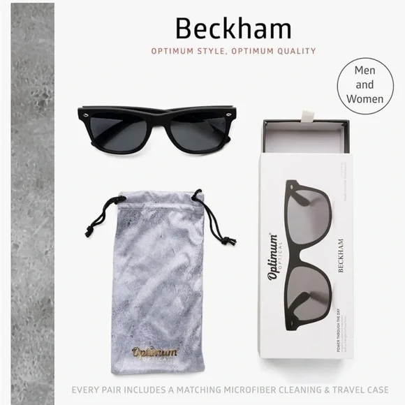 Sunglasses — Matte Black, Beckham by Optimum Optical - Picture 16 of 16